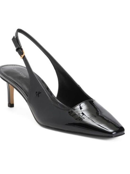 Calvin Klein Shoes - CALVIN KLEIN leather slingback pumps